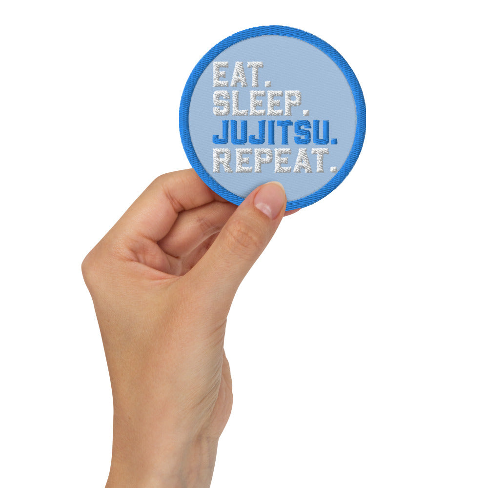 Embroidered patches- Eat Sleep Jiujitsu Repeat - The Women of Jiujitsu