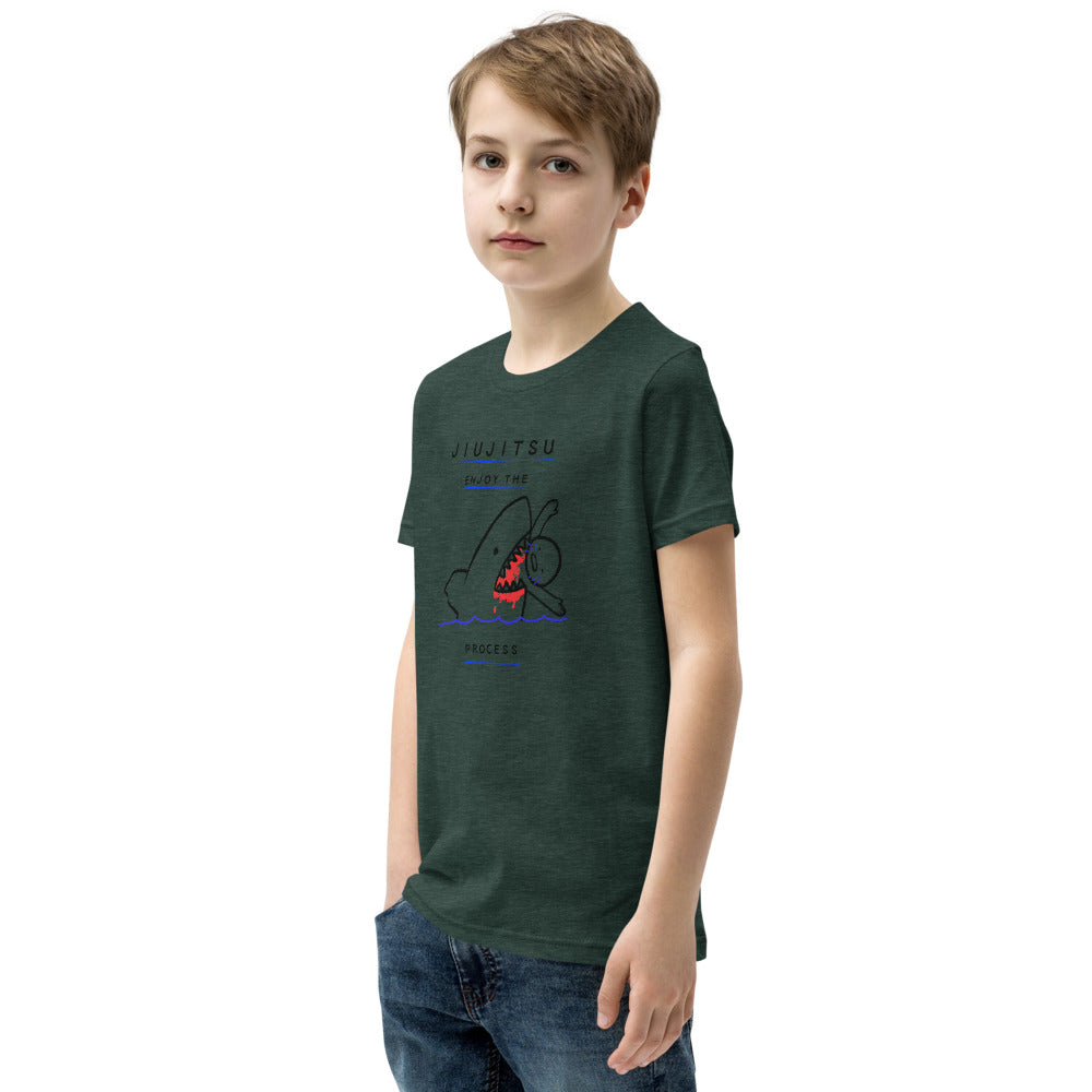 Youth Short Sleeve T-Shirt- Enjoy The Process - The Women of Jiujitsu