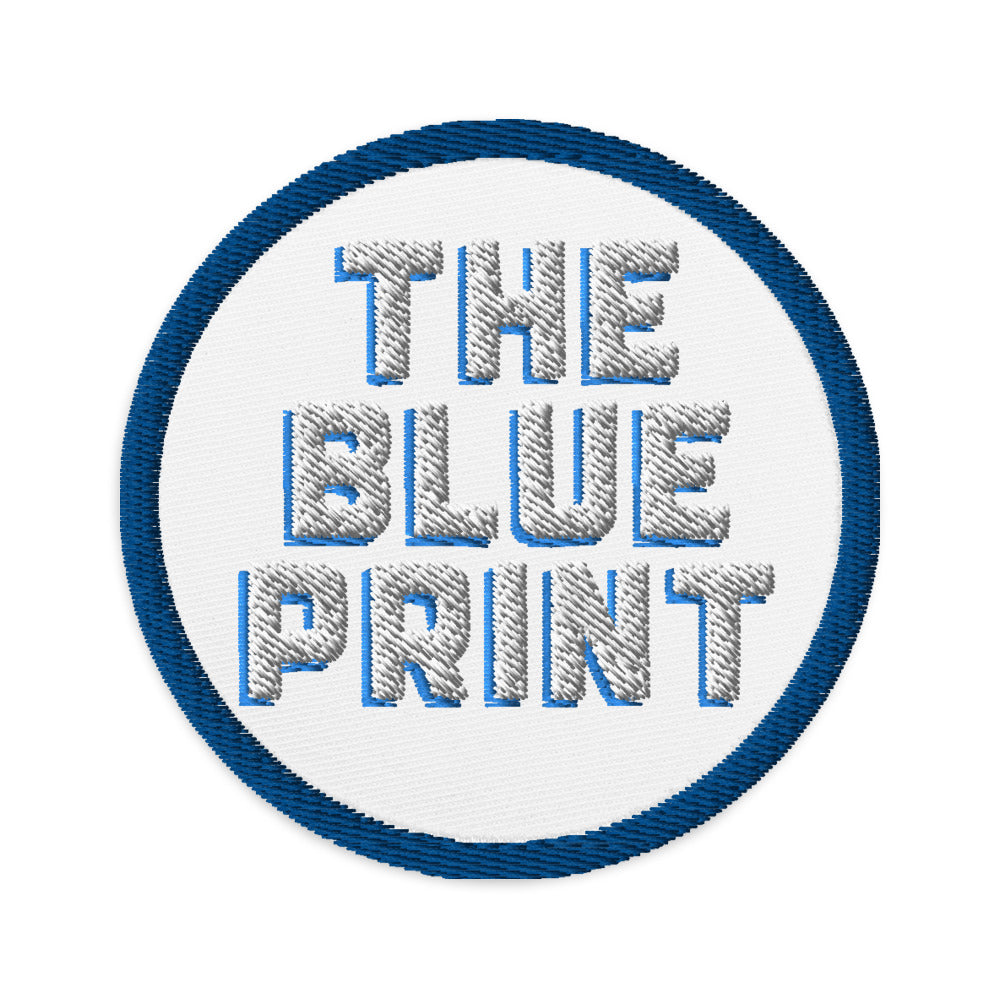 Embroidered patches- The Blue Print iron-on, sew-on, embroidered patch - The Women of Jiujitsu