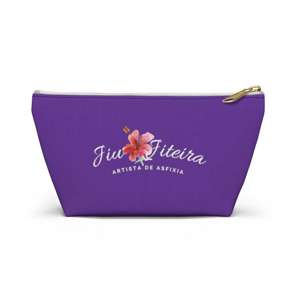 Accessory Pouch w T-bottom- JiuJiiteira Purple (rank) - The Women of Jiujitsu