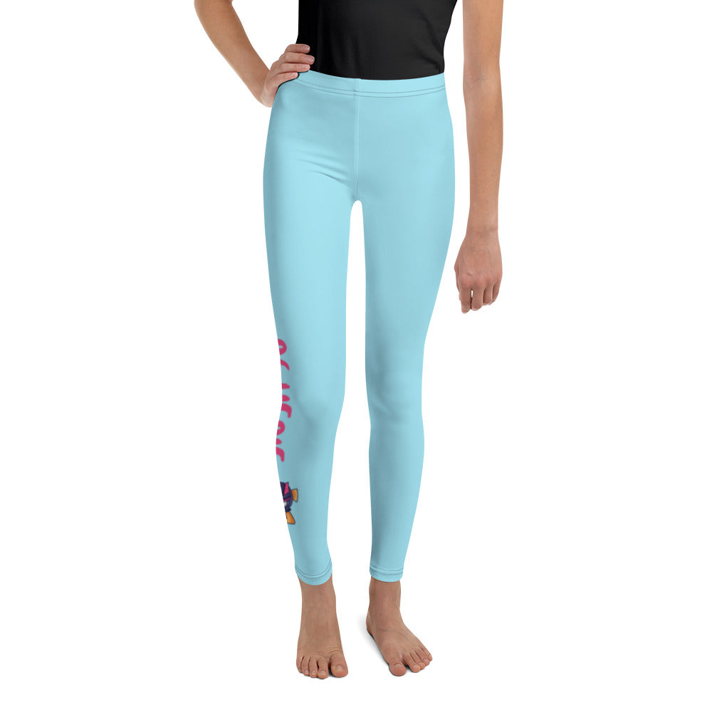 Youth Leggings sizes (8-14)- Jiujitsu Penguin by Sophia - The Women of Jiujitsu