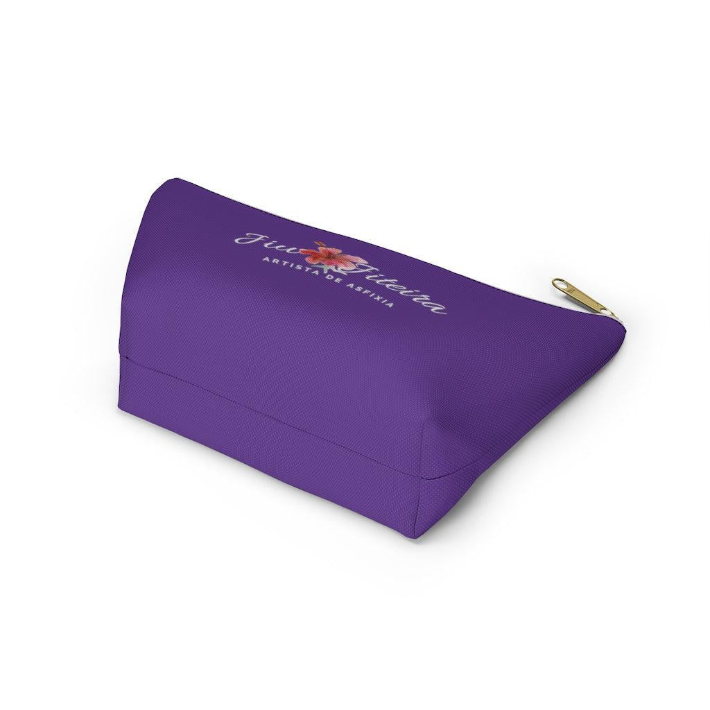Accessory Pouch w T-bottom- JiuJiiteira Purple (rank) - The Women of Jiujitsu