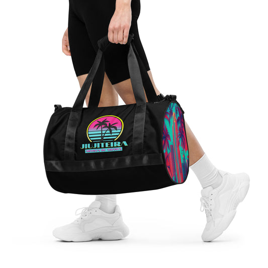 Sports Duffle gym bag- Miami Vice Jiujiteira Artista De Asfixia BJJ Duffle Bag