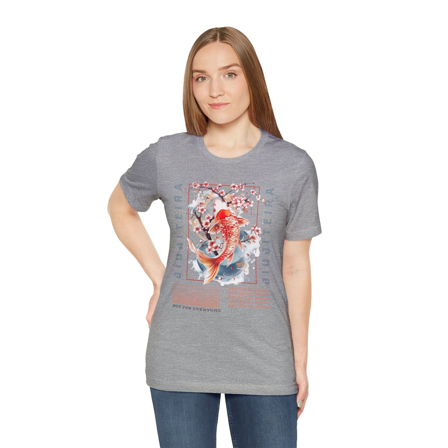 Unisex Jersey Short Sleeve Tee- Jiujiteira Orange Koi Fish