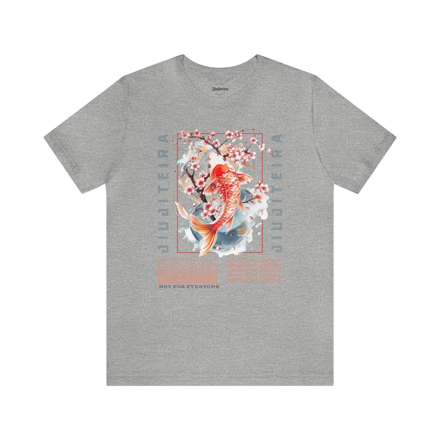 Unisex Jersey Short Sleeve Tee- Jiujiteira Orange Koi Fish