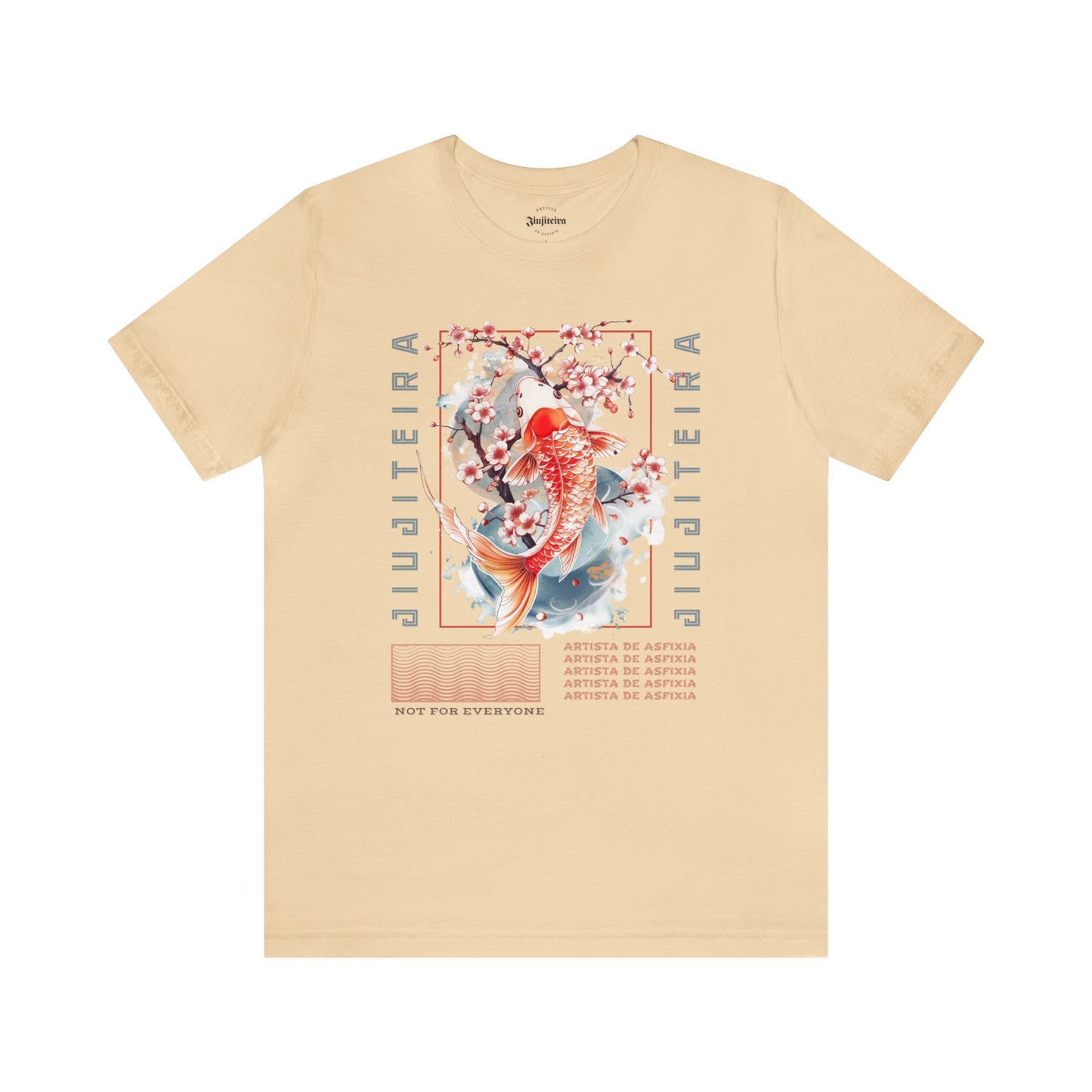 Unisex Jersey Short Sleeve Tee- Jiujiteira Orange Koi Fish