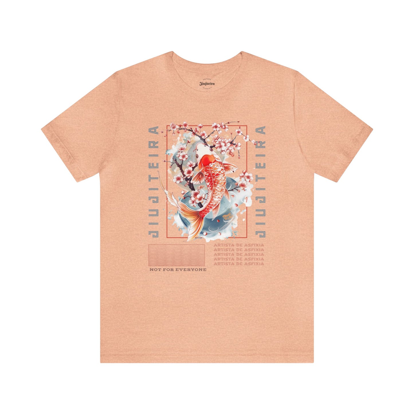 Unisex Jersey Short Sleeve Tee- Jiujiteira Orange Koi Fish