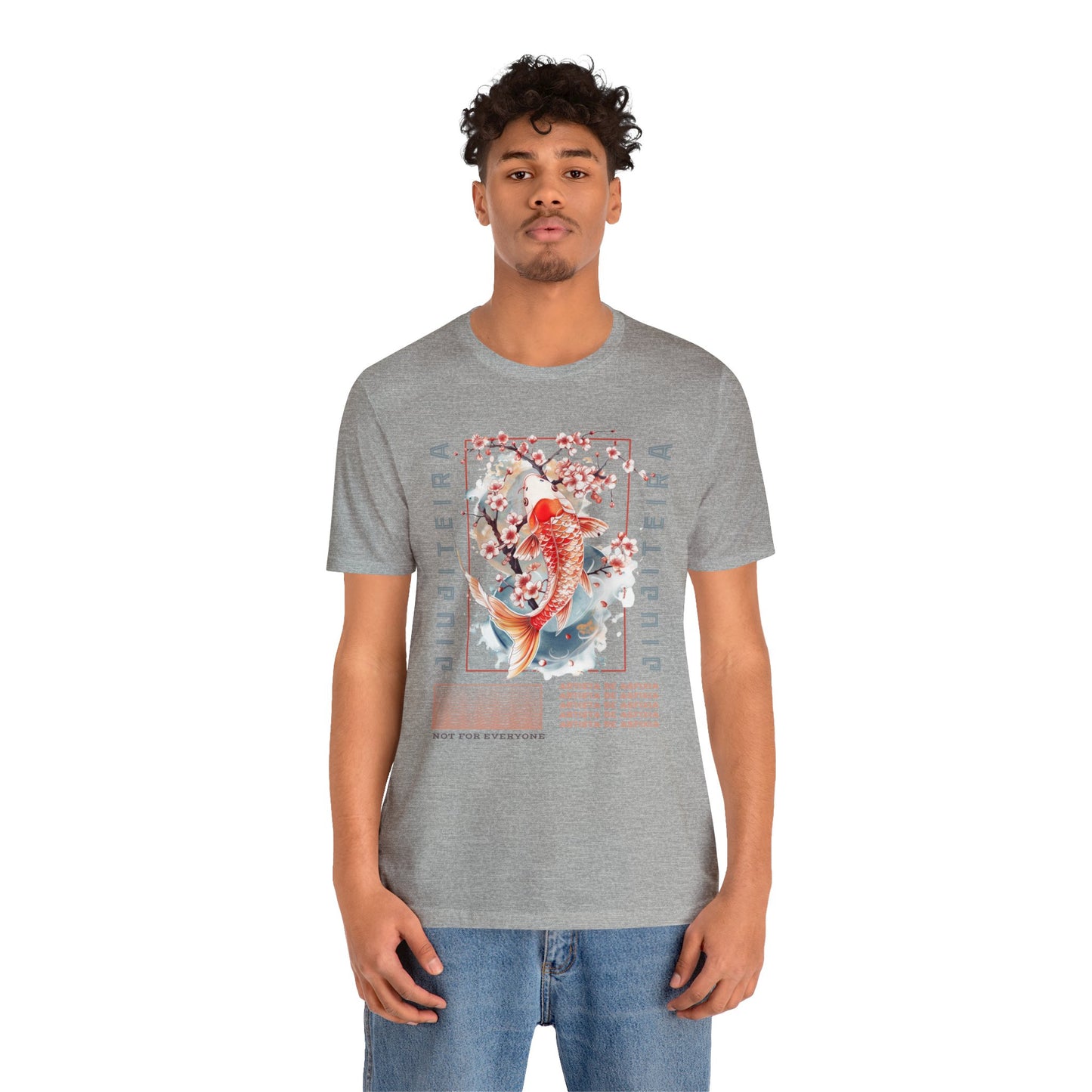 Unisex Jersey Short Sleeve Tee- Jiujiteira Orange Koi Fish