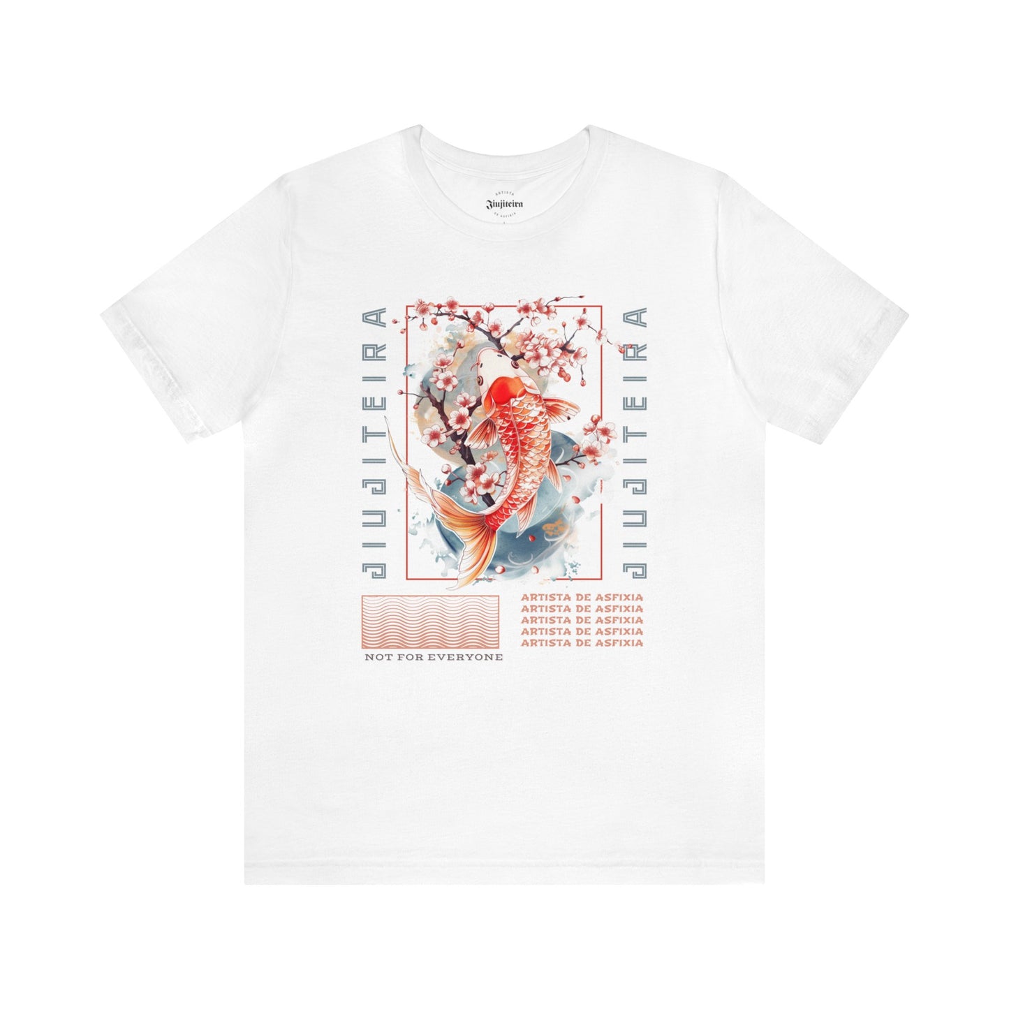 Unisex Jersey Short Sleeve Tee- Jiujiteira Orange Koi Fish