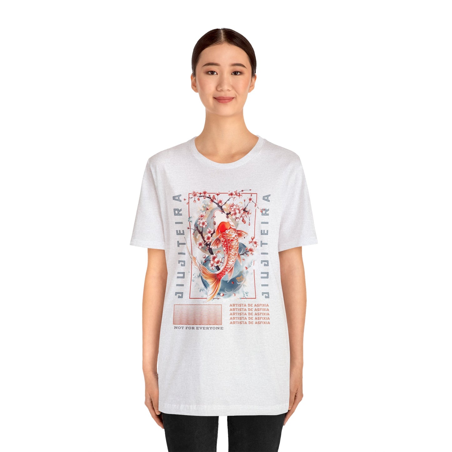 Unisex Jersey Short Sleeve Tee- Jiujiteira Orange Koi Fish