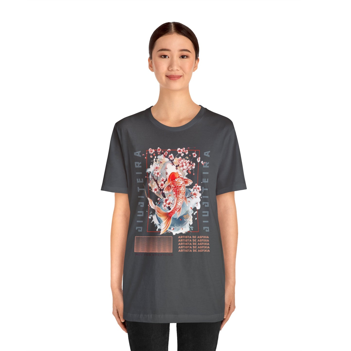 Unisex Jersey Short Sleeve Tee- Jiujiteira Orange Koi Fish