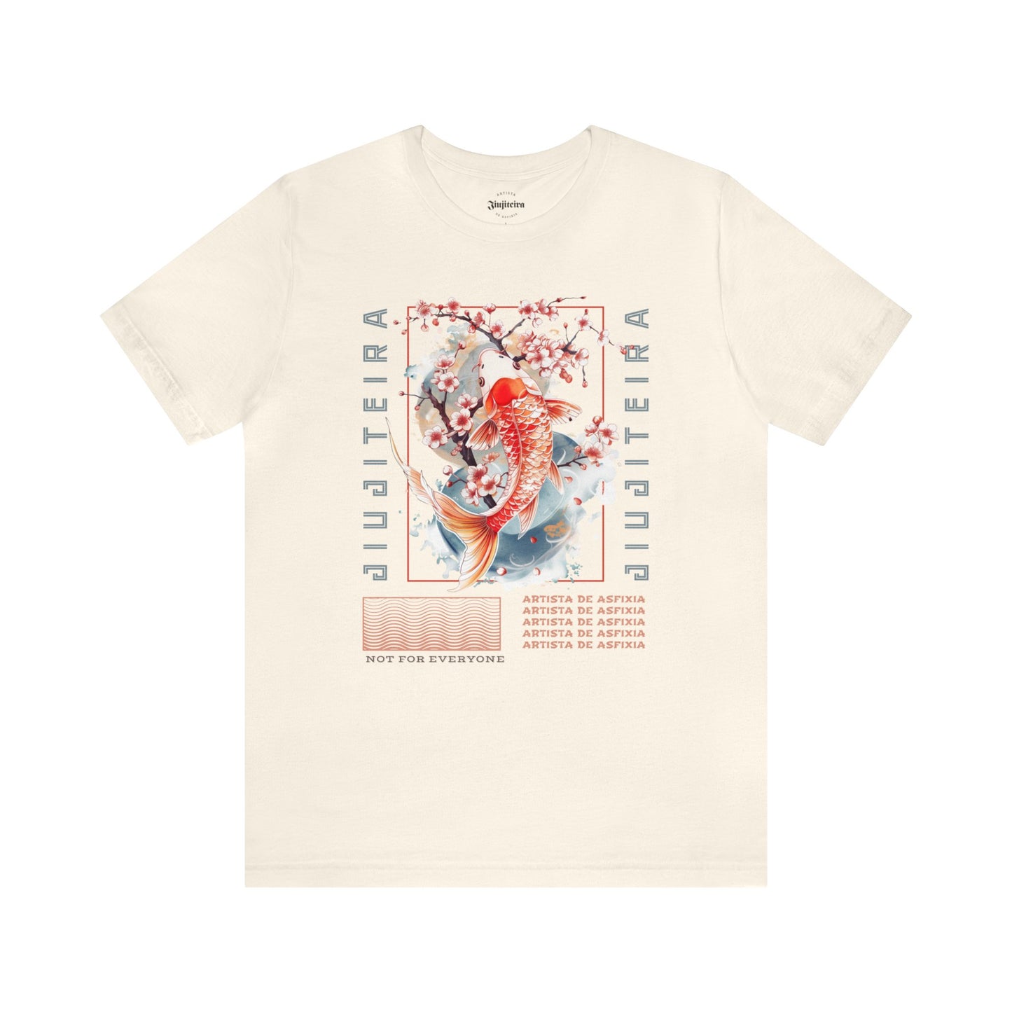 Unisex Jersey Short Sleeve Tee- Jiujiteira Orange Koi Fish