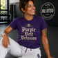 Purple Belt Delusion Unisex Graphic T-Shirt – Funny Brazilian Jiu Jitsu Shirt for Grapplers
