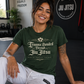 Trauma Bonded Through Jiu Jitsu Unisex Graphic T-Shirt – Funny BJJ Lifestyle Shirt for Grapplers