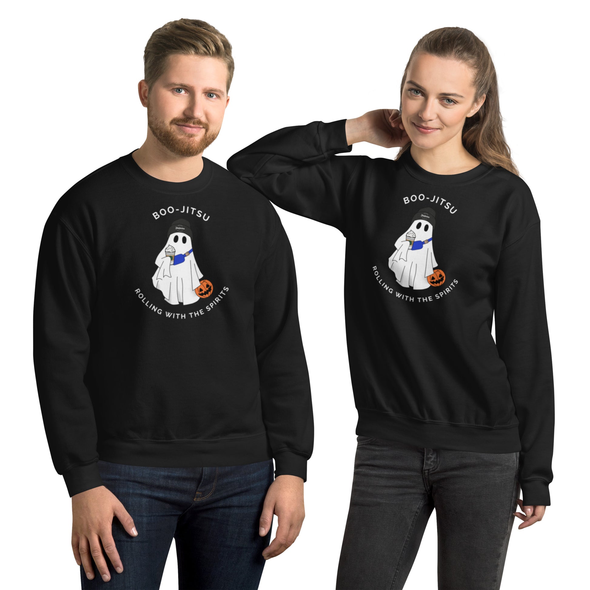 Halloween BJJ Hoodie – Jiu-Jitsu Ghost Sweatshirt