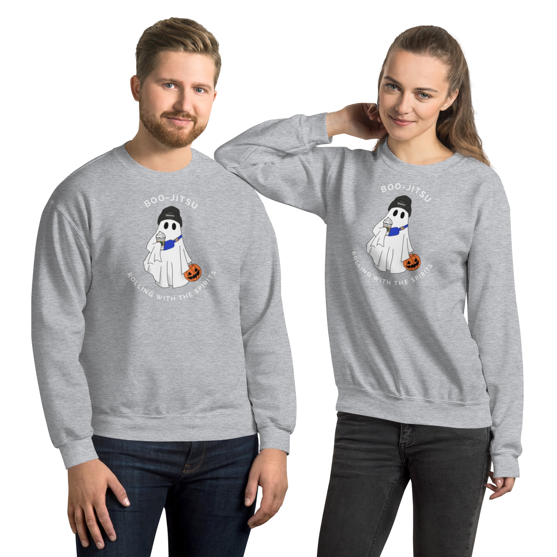 Halloween BJJ Hoodie – Jiu-Jitsu Ghost Sweatshirt