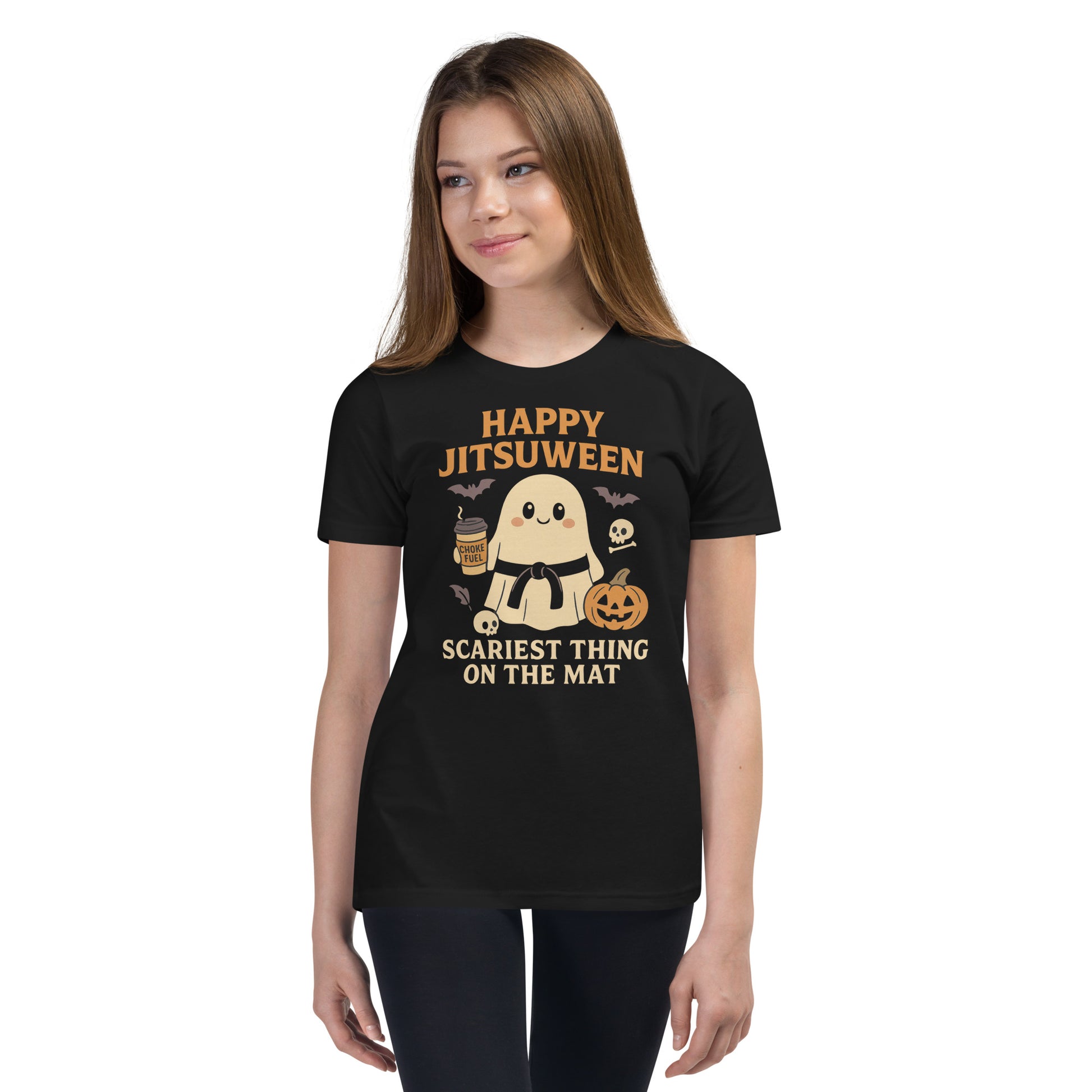 Happy Jitsuween BJJ Halloween Shirt – Funny Ghost Jiu-Jitsu Tee