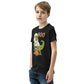 Kids Jiu-Jitsu Halloween T-Shirt – Funny Dinosaur Ghost BJJ Costume Tee for Youth