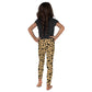 Kids Leggings Size 2T-7- Jiujiteira Spooky Leopard Skulls