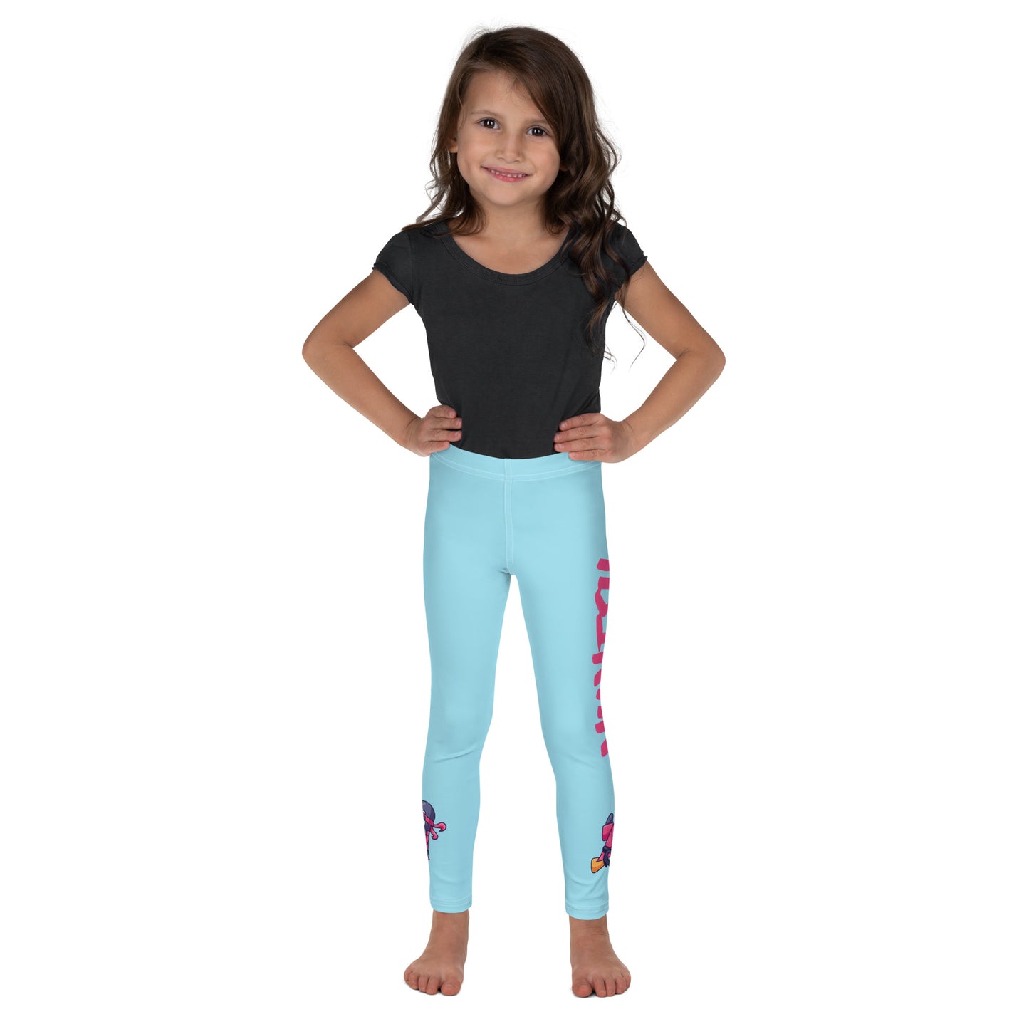 Kid's Leggings 2T-7- Jiujitsu Penguin By Sophia