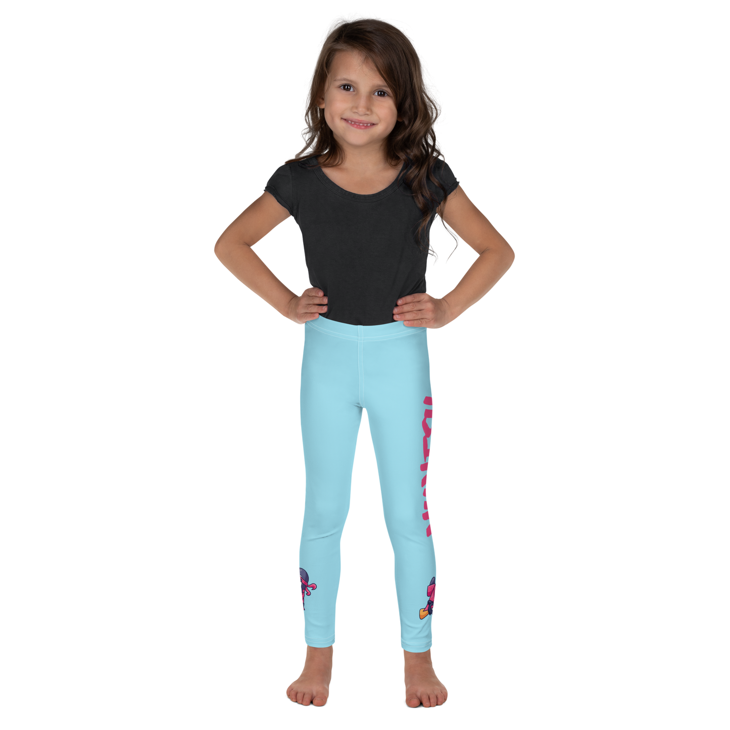 Kid's Leggings 2T-7- Jiujitsu Penguin By Sophia