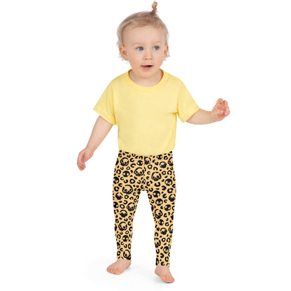 Kids Leggings Size 2T-7- Jiujiteira Spooky Leopard Skulls