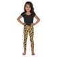 Kids Leggings Size 2T-7- Jiujiteira Spooky Leopard Skulls