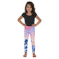 Jiujiteira Patriotic Chihuahua Kids Leggings | USA Fireworks & Ocean Wave Youth Leggings | Matching BJJ Girls Leggings 🇺🇸🐶