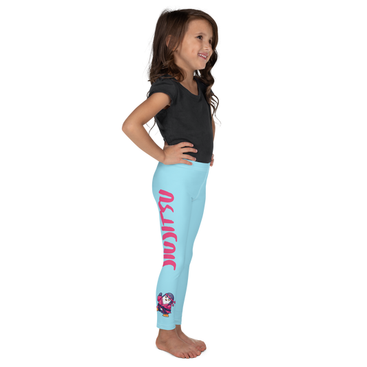 Kid's Leggings 2T-7- Jiujitsu Penguin By Sophia