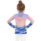 Jiujiteira Patriotic Chihuahua Kids Rash Guard | Funny BJJ Youth Rashguard | American Flag No-Gi Jiu Jitsu Shirt for Girls & Boys 🇺🇸🥋