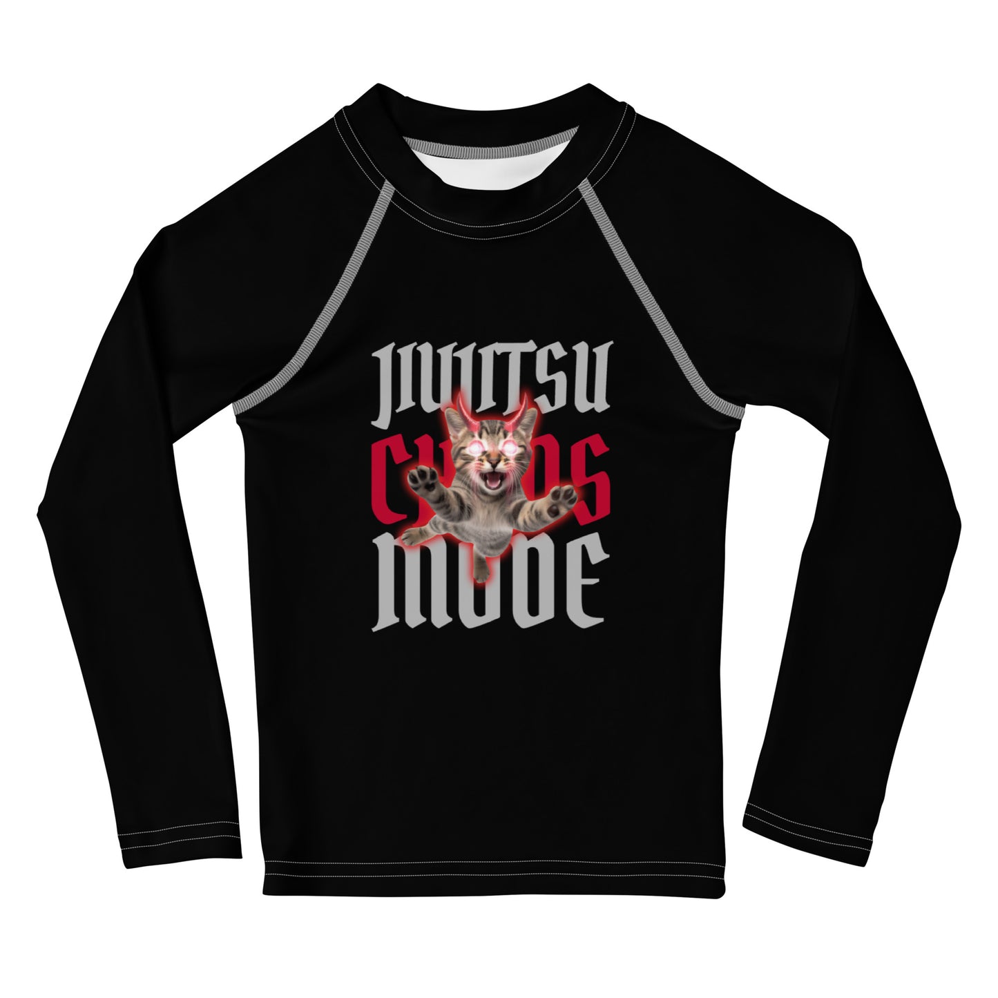 Kids Rash Guards Size 2T-7- Jiujitsu Chaos Mode