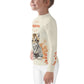 Kids Rash Guard- Japanese Jiujitsu Kitty