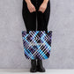 Tote bag - The Woman of Jiujitsu Plaid Jiujitsu Tote