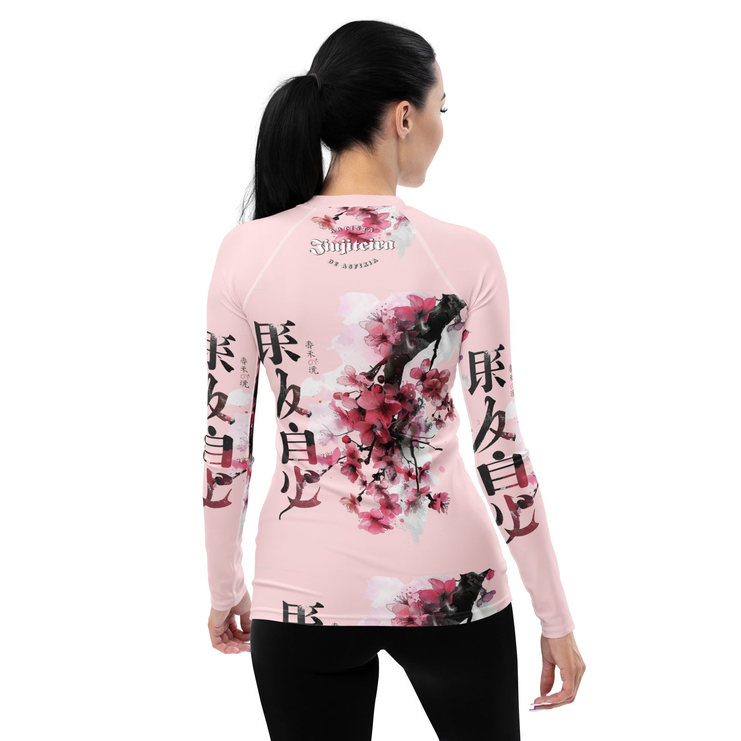 Women's Rash Guard- Cherry Blossom Pink