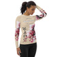 Women's Rash Guard- Jiujiteira Cherry Blossom Tan