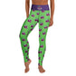 Kindom Acai GREEN leggings PURPLE Waist band