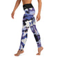 Leggings- Jiujiteira Camouflage, Floral Logo, Black Waist Band