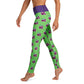 Kindom Acai GREEN leggings PURPLE Waist band
