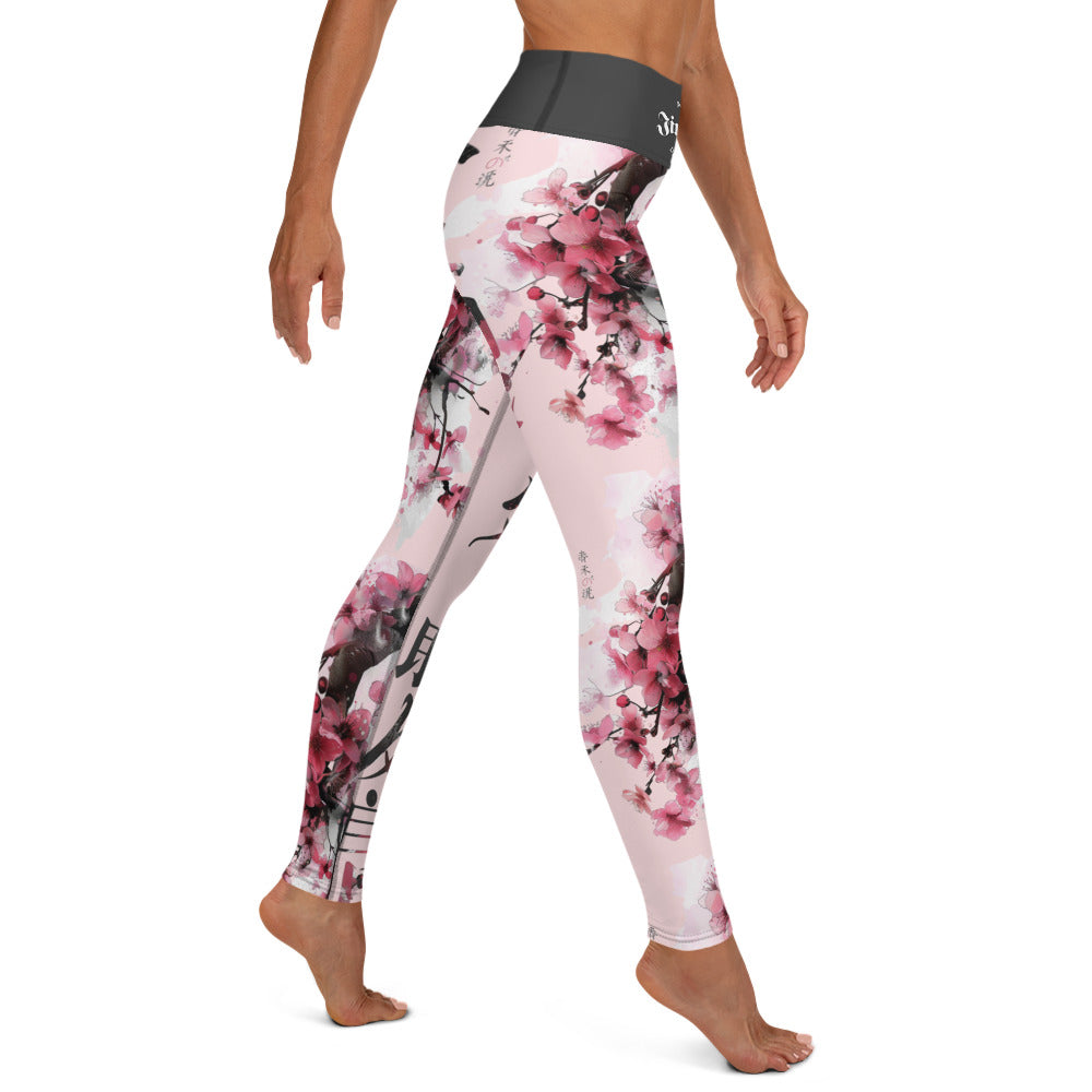 Leggings- Jiujiteira Cherry Blossom Pink