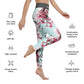 Leggings- Cherry Blossom Cyan