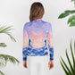 Teen Patriotic Cat Rash Guard | Funny 4th of July BJJ Rashguard for Teens | Jiujiteira No-Gi Compression Shirt Ages 8–14