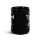 Tapped By a Girl Black Glossy Mug – Funny Brazilian Jiu Jitsu Coffee Mug for Grapplers