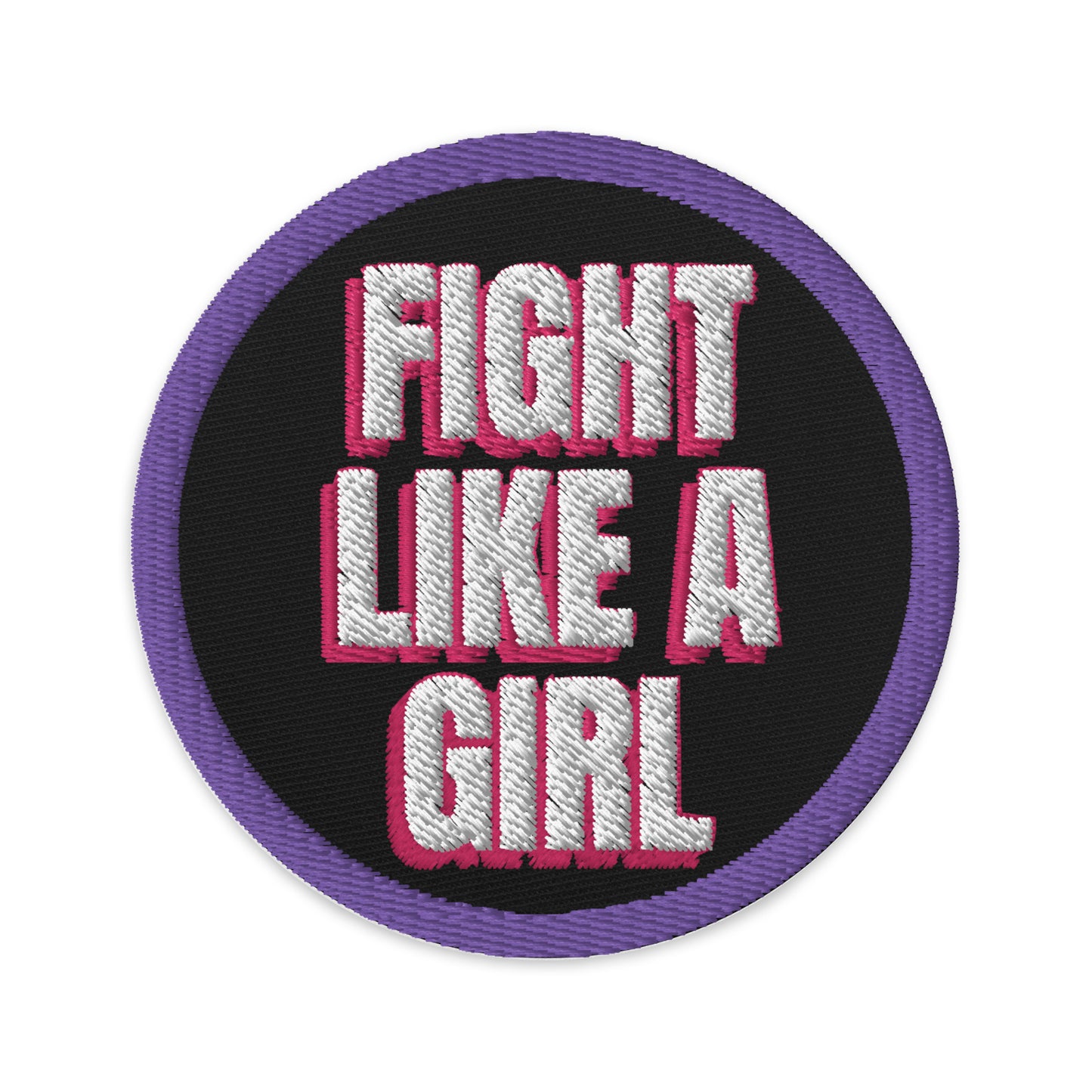 Embroidered patches- Fight Like a Girl - The Women of Jiujitsu