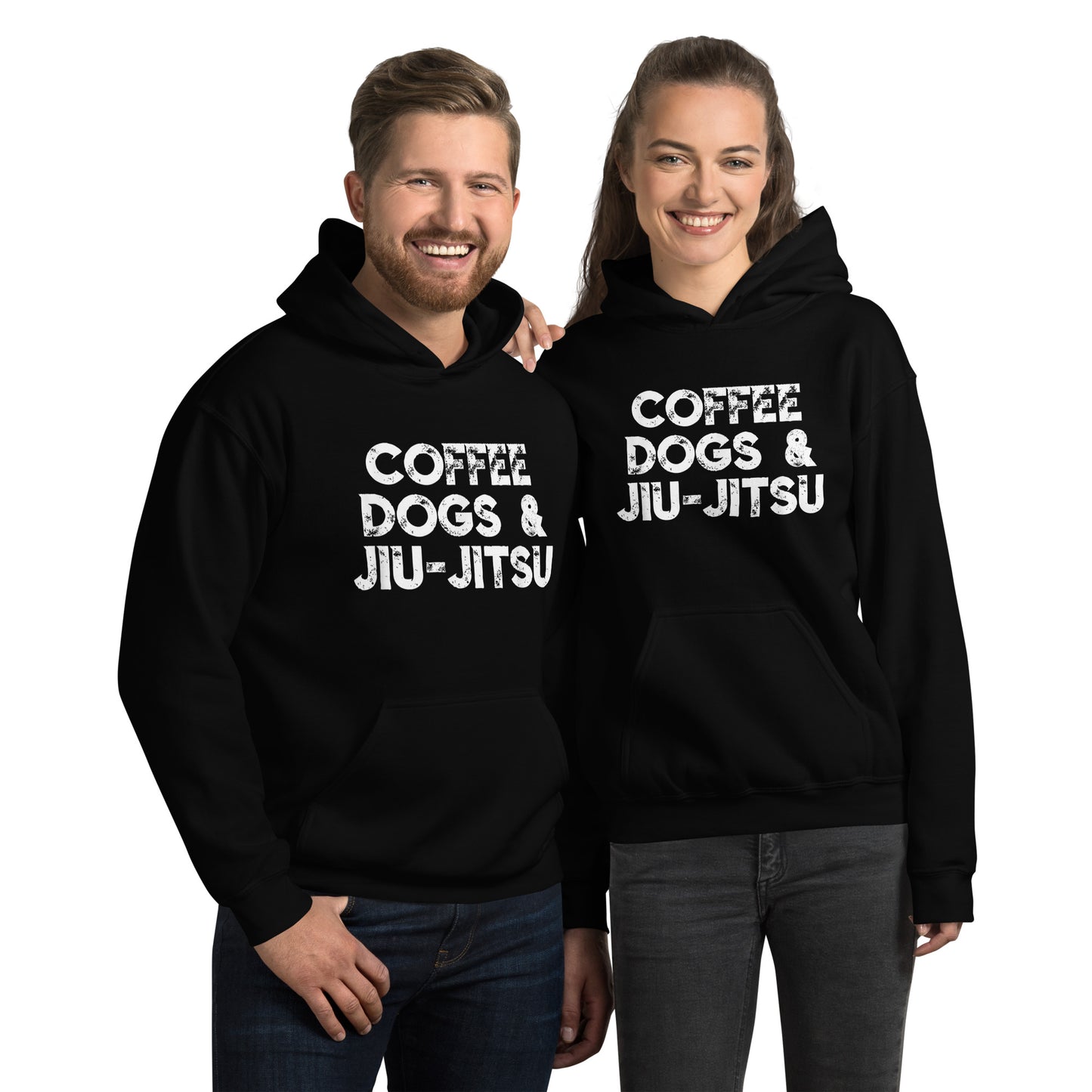 Unisex Hoodie- Coffee Dogs And Jiujitsu