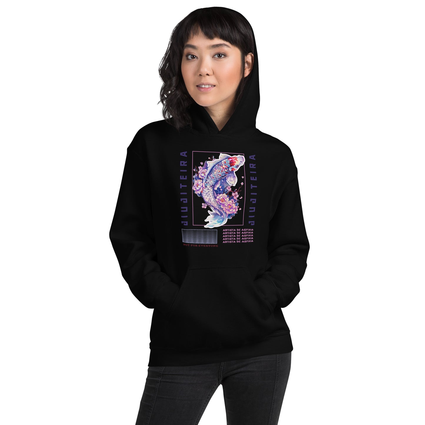 Unisex Hoodie- Jiujiteira Purple Koi