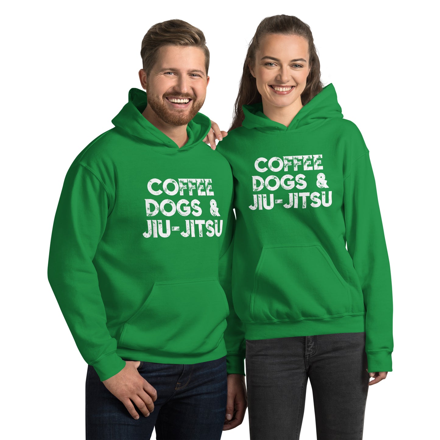 Unisex Hoodie- Coffee Dogs And Jiujitsu