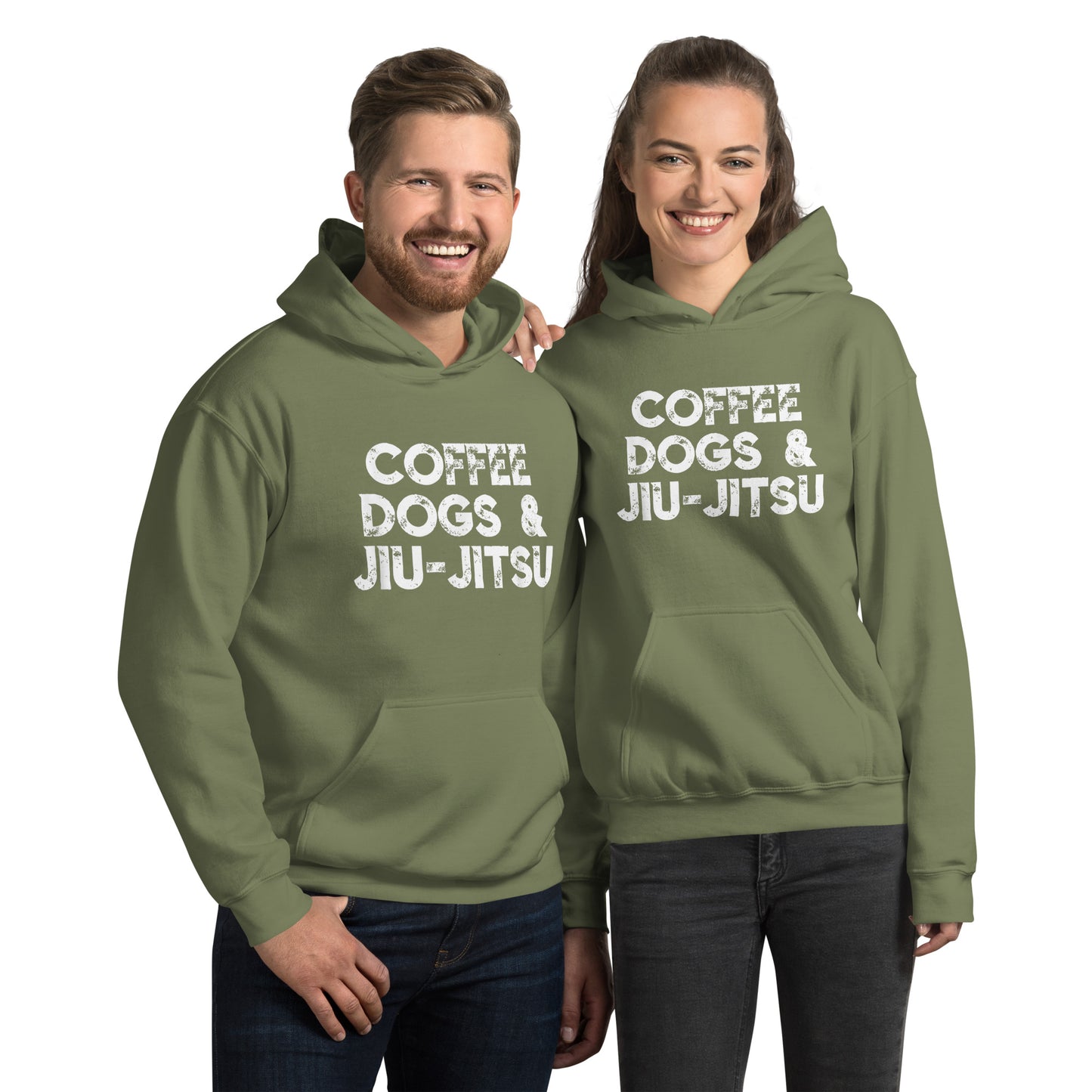 Unisex Hoodie- Coffee Dogs And Jiujitsu