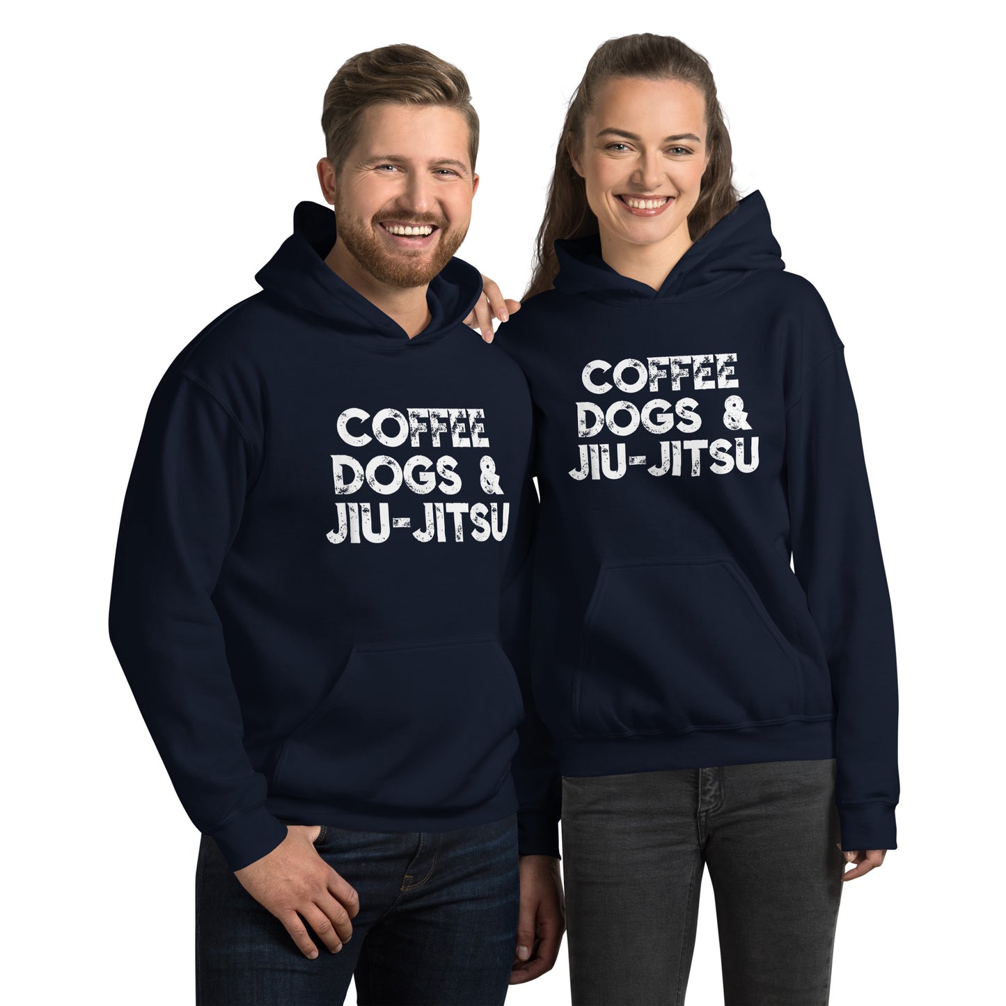 Unisex Hoodie- Coffee Dogs And Jiujitsu