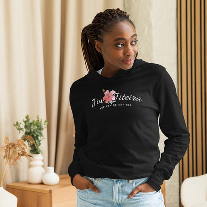 Hooded long-sleeve tee- Jiu jitsu hoodie, BJJ Hoodie Jiujiteira Artista De Asfixia
