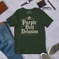 Purple Belt Delusion Unisex Graphic T-Shirt – Funny Brazilian Jiu Jitsu Shirt for Grapplers